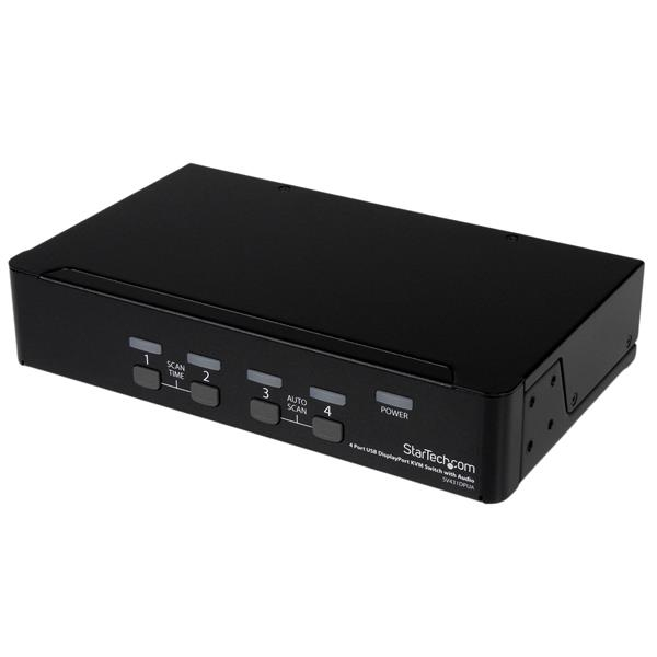4 PORT DISPLAYPORT KVM SWITCH IN