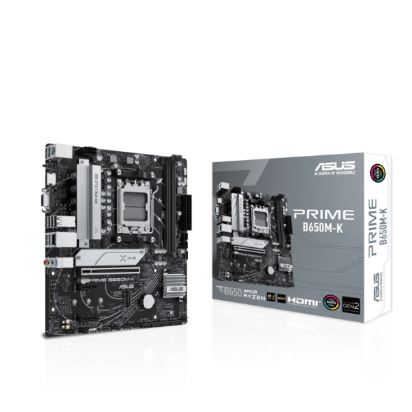 ASUS Alaplap AM5 PRIME B650M-K AMD B650, mATX