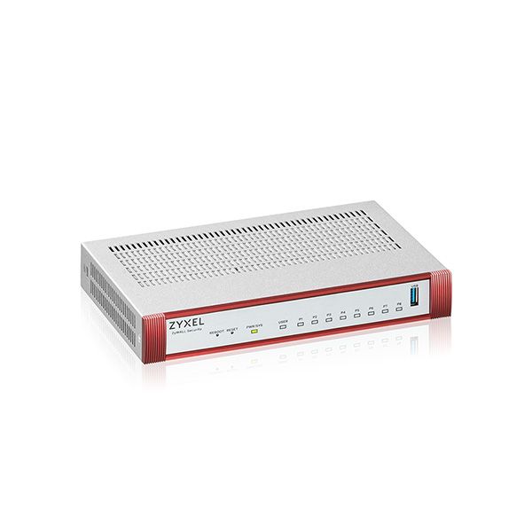 ZYXEL Tűzfal 8x1-GbE port + 1xUSB 3.0 + 1xkonzol port, USGFLEX100H-EU0101F