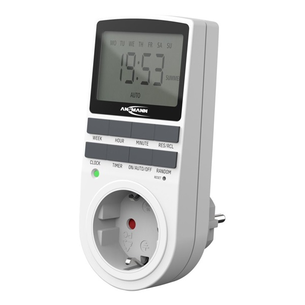 ANSMANN Időkapcsoló, Heti, AES4, 3680 W, digitális