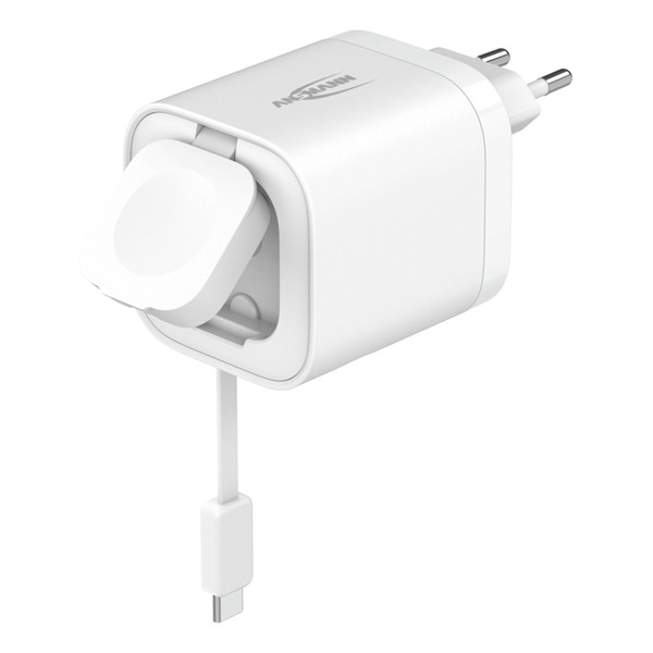 ANSMANN hálózati töltő USB Töltő, 65 W, HC265PD, kábellel + Apple Watch töltő