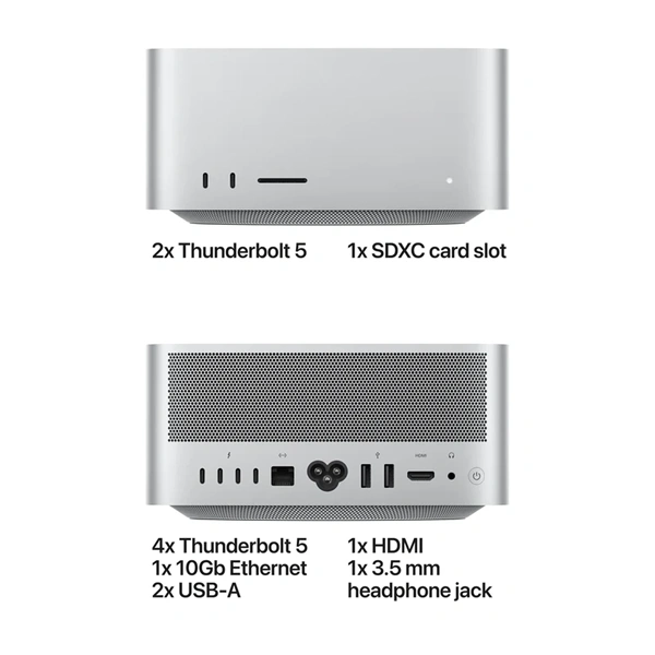 Apple MAC Mini: M6, 12C CPU/12C GPU/16GB/256GB, 2,5 Gbit