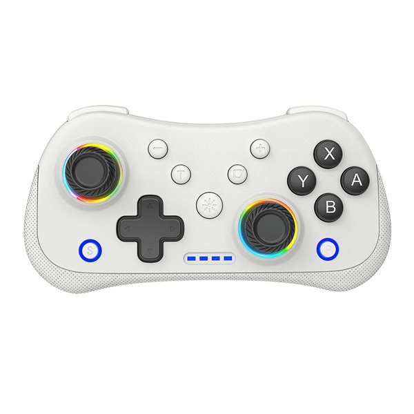 BLACKBIRD Kontroller - Nintendo Switch/Lite/OLED/Android/IOS/PC, Vezeték nélküli Bluetooth 5.0, 400mAh, Fehér RGB