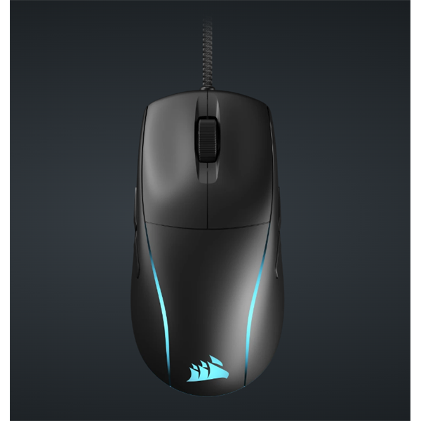 CORSAIR Vezetékes Egér Gaming, M75 RGB, Ultra-könnyű, RGB Világítás, 26000dpi, fekete