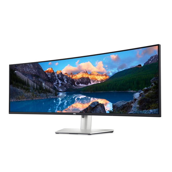 DELL LED IPS Curved Monitor 49" U4924DW 5120 x 1440, 2000:1, 350cd, 8ms,HDMI, DP, USB-C, fekete