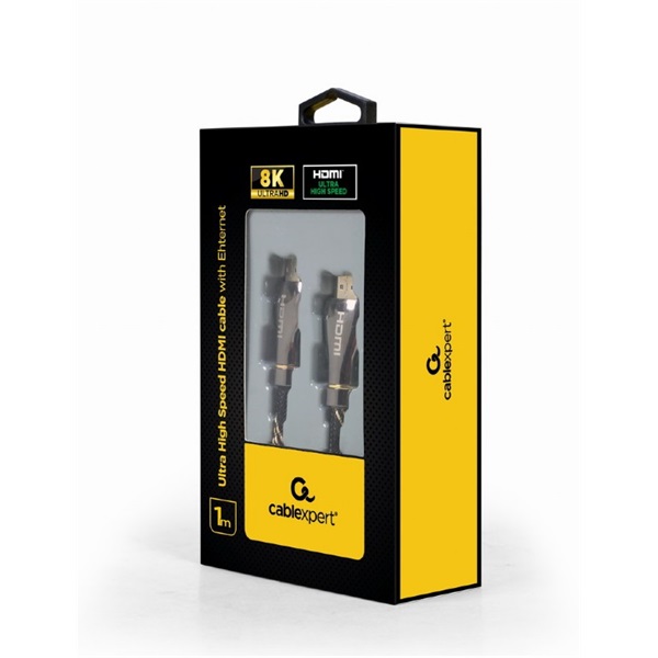 GEMBIRD Kábel HDMI - HDMI 8K@60Hz, M/M, 1m, fekete
