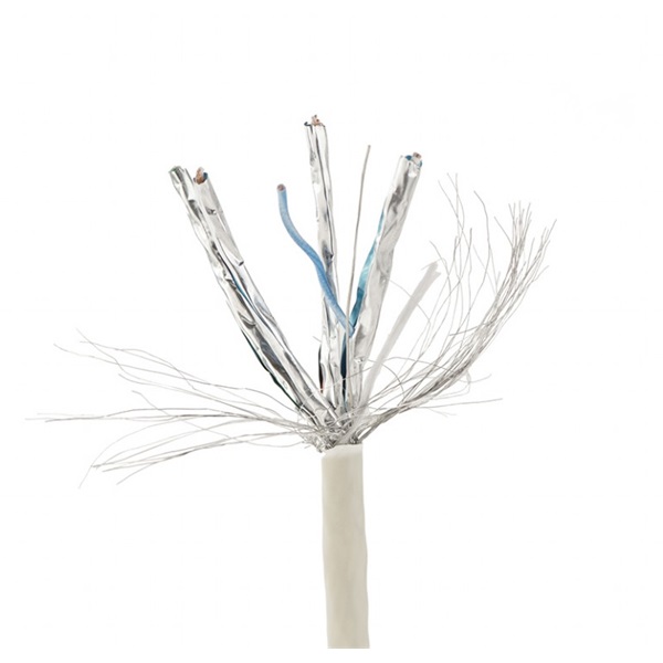 GEMBIRD Fali kábel SFTP, CAT6a, LSZH, 305m, szürke