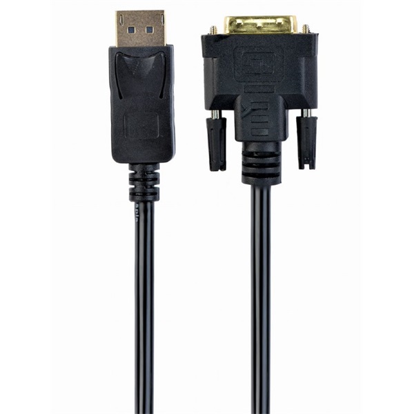 GEMBIRD Kábel DisplayPort 1.1 DP - DVI, 1080p@60Hz, M/M, 3m, fekete