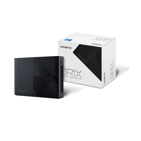 GIGABYTE PC BRIX, Intel N-series N200 3.7GHz, 2xHDMI, Displayport, LAN, WIFI, BT, 6xUSB