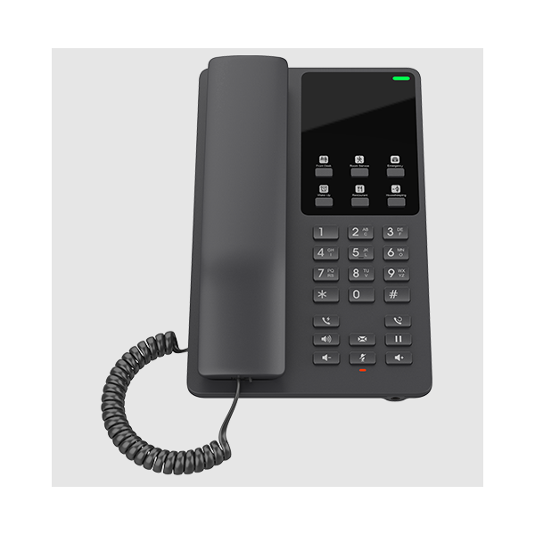 GRANDSTREAM VoIP Szállodatelefon, Fekete, Wireless - GHP621W