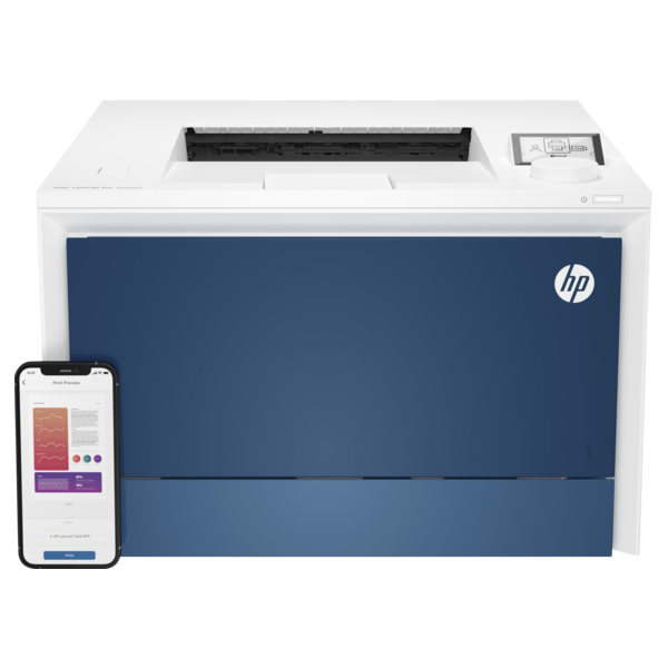 HP Lézernyomtató Color Laserjet Pro 4202dn, színes, 512MB, USB/Háló, A4 33lap/perc FF, 600x600
