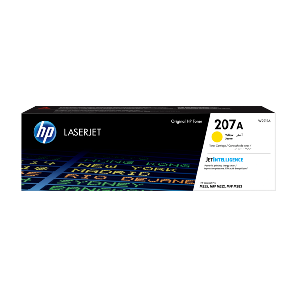 HP Toner (207A) W2212A sárga 1250/oldal M255/M282/M283