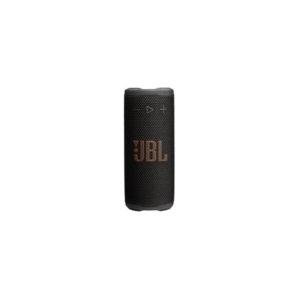 JBL GRIP BLK hordozható bluetooth  hangszóró, fekete, app vezérlés, USB, vízálló, porálló, beépített hangulat világítás
