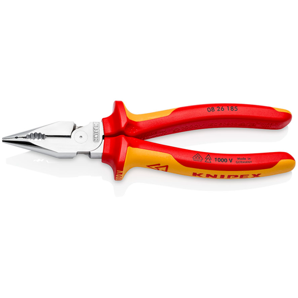 KNIPEX Egyetemes fogó, 185mm, hegyes, 1000V
