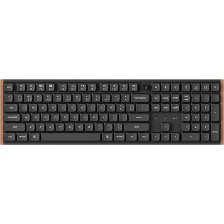 Keychron K5 Ultra 8K Bluetooth / vezeték nélküli magyar Silk POM Red mechanikus billentyűzet fekete