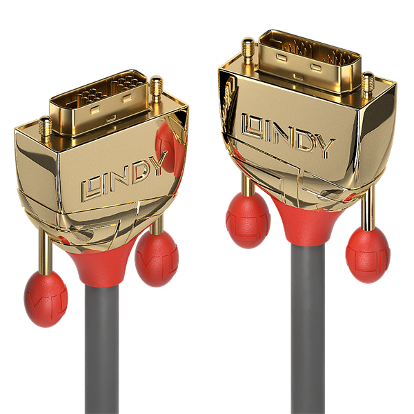 LINDY Kábel DVI, High Speed Gold Line, Single Link,  20m - 20 ÉV GARANCIA