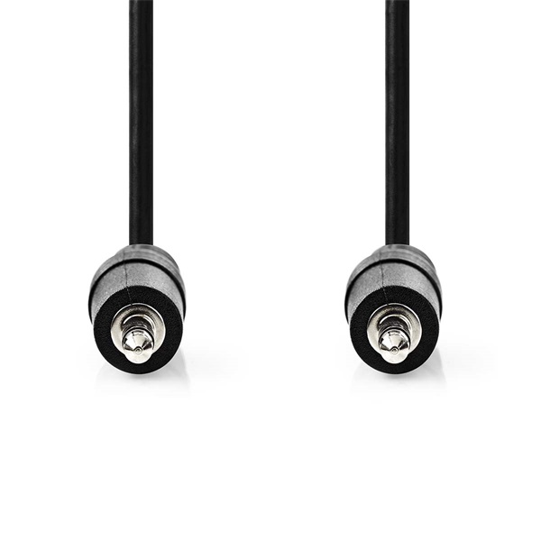 Nedis CAGL22000BK05 audio kábel, 3.5 mm sztereo jack dugó - 3.5 mm sztereo jack dugó, 0.50 m