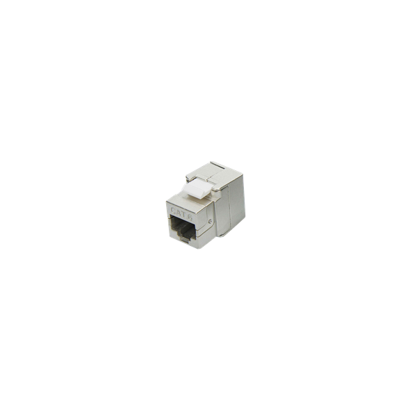 NIKOMAX Keystone betét STP, CAT5e, RJ45/8P8C, T568A/B, 180°-os, szigetelt, fém, szerszám nélkül szerelhető