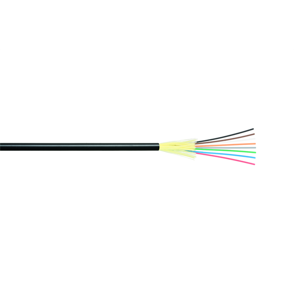 NIKOMAX Optikai kábel, beltéri és kültéri, SM 9/125 OS2, 8 szálas tight buffered, LSZH, Eca - Méterre