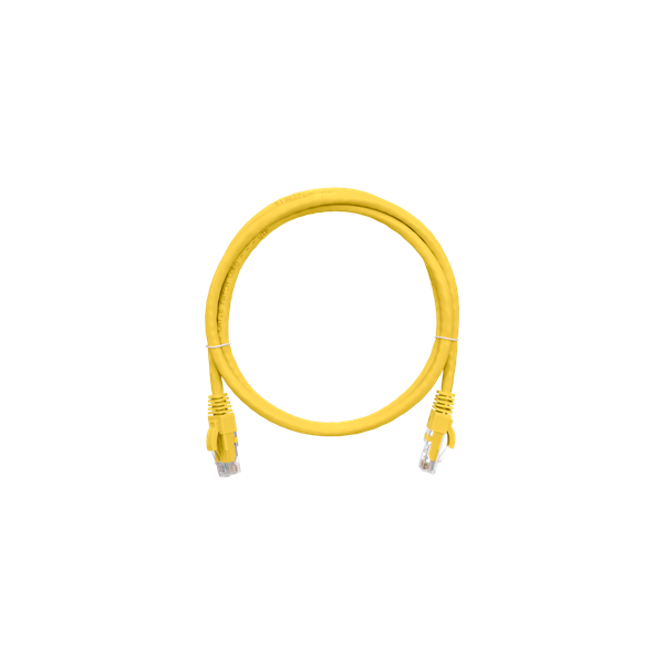 NIKOMAX Patch kábel UTP, CAT6, PVC,   1m, sárga