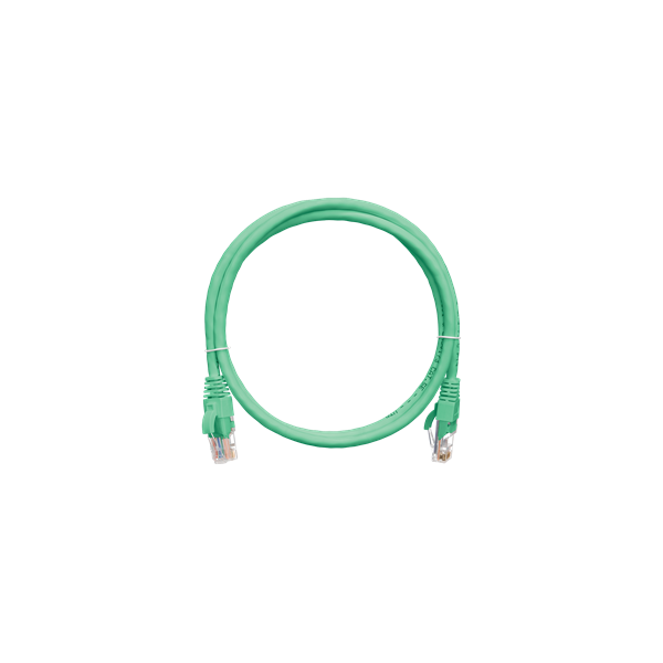 NIKOMAX Patch kábel UTP, CAT6, PVC,   1m, zöld
