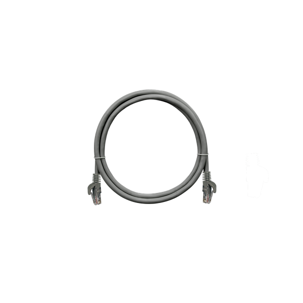 NIKOMAX Patch kábel UTP, Essential Series, CAT5e, LSZH,   5m, szürke