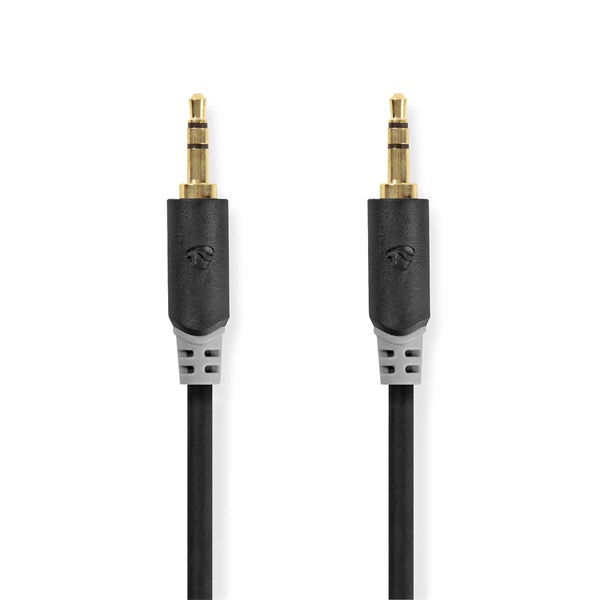 Nedis CABW22000AT10 sztereo audió kábel 3,5mm sztereo jack dugó - dugó,  aranyozott,  1 m