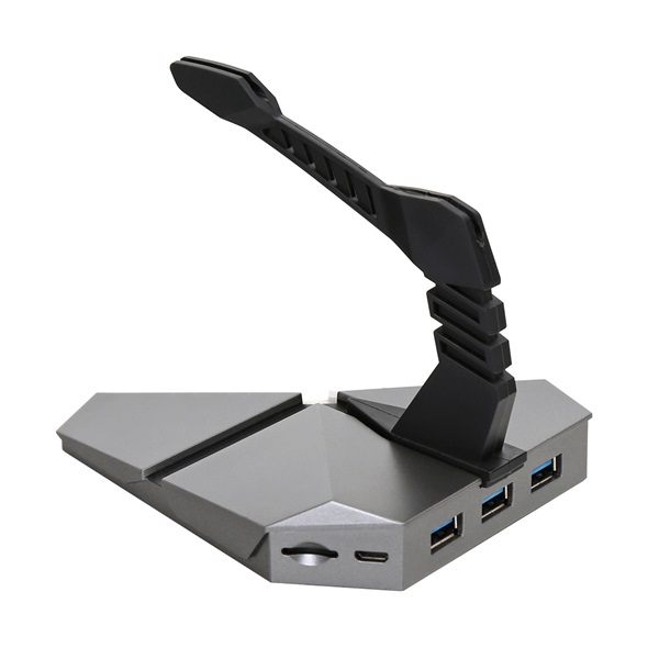 VARR Gaming USB 3.0 HUB 3 az 1-ben Gamer Egér kábel elvezető és Pro Gaming USB HUB 3 portos + kártyaolvasó