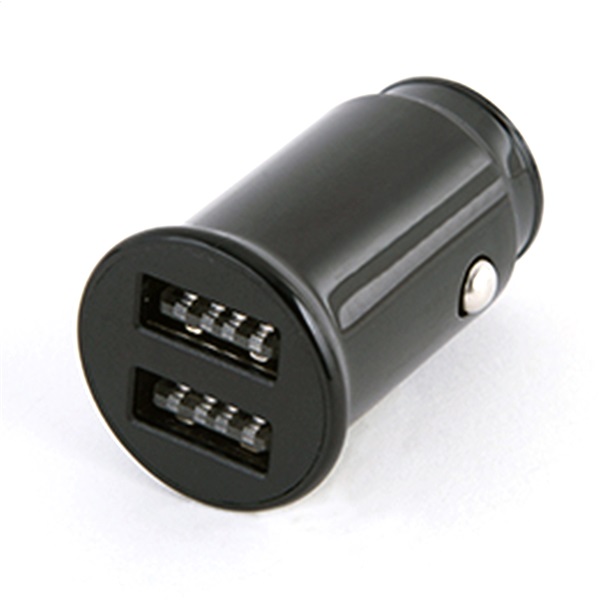 PLATINET Szivargyújtós töltő 10W, 2x USB 2.1A, fekete