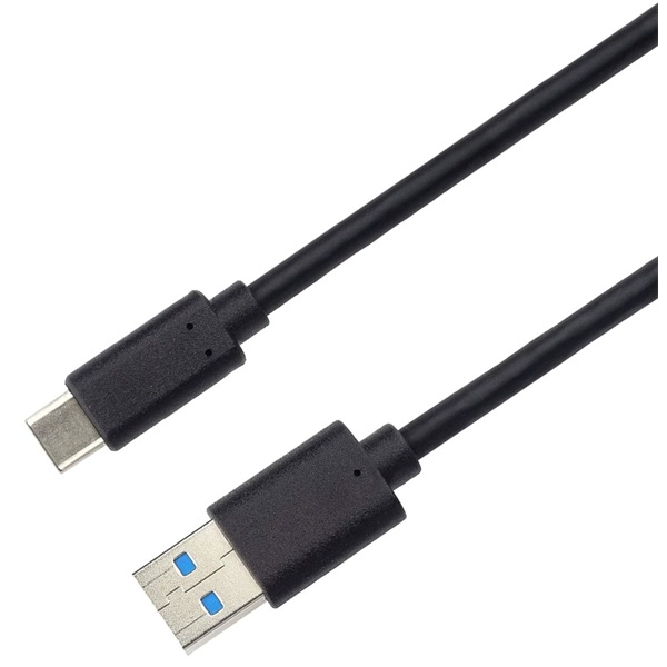 PREMIUMCORD Kábel USB 3.0 gen2, USB-C - USB-A, 10Gbit/s, 60W, M/M,   1m, fekete
