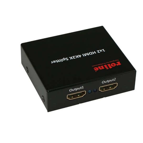 ROLINE HDMI Splitter, 4K@60Hz, 2 port