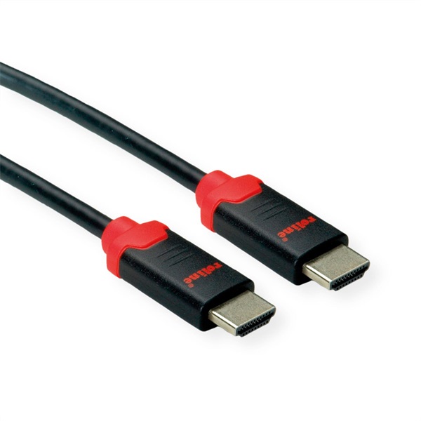ROLINE Kábel HDMI 2.1 HDMI - HDMI, Ultra High Speed, 10K@30Hz, M/M,   2m, fekete