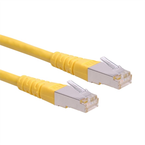 ROLINE Patch kábel S/FTP CAT6 (PiMF),  15m, sárga