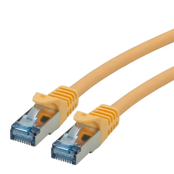 ROLINE Patch kábel S/FTP CAT6a, LSOH, 15m, sárga