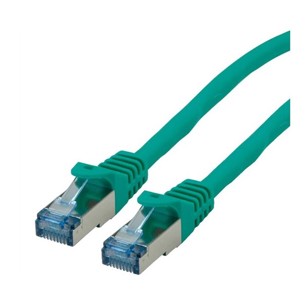 ROLINE Patch kábel S/FTP PATCH CAT6a LSOH,   2m, zöld