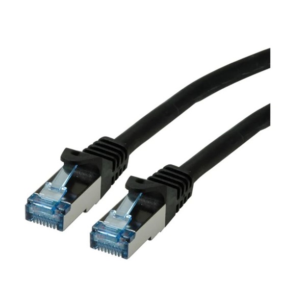 ROLINE Patch kábel S/FTP PATCH CAT6a LSOH,   3m, fekete