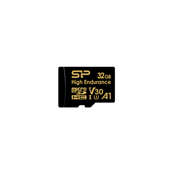 SILICON POWER Memóriakártya MicroSDHC 32GB CL10 UHS-I U3 V30 A1, Golden Series High Endurance