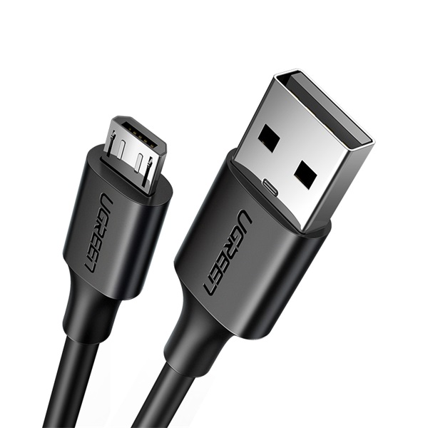 UGREEN Kábel USB 2.0 USB-A - Micro USB, M/M, 1,5m, fekete