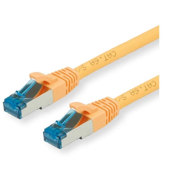 VALUE Patch kábel S/FTP CAT6a LSOH, 3m, sárga