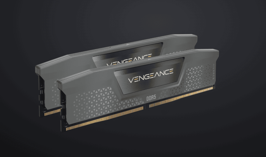 CORSAIR DDR5 6000MHz 16GB (1x16GB) XMP VENGEANCE RAM, szürke