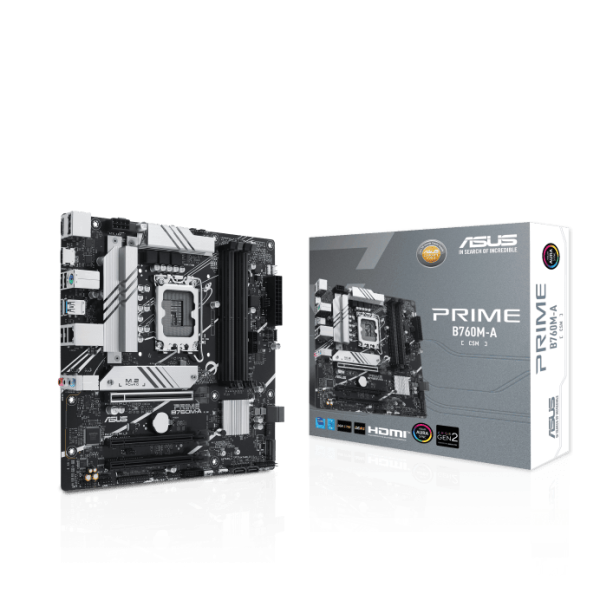 ASUS PRIME B760M-A-CSM LGA1700 DDR5 microATX alaplap