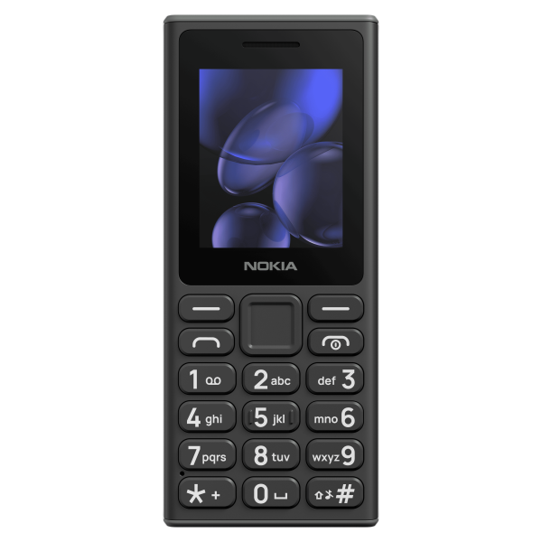 Nokia 105 mobiltelefon, Dual SIM, fekete (TA-1684)