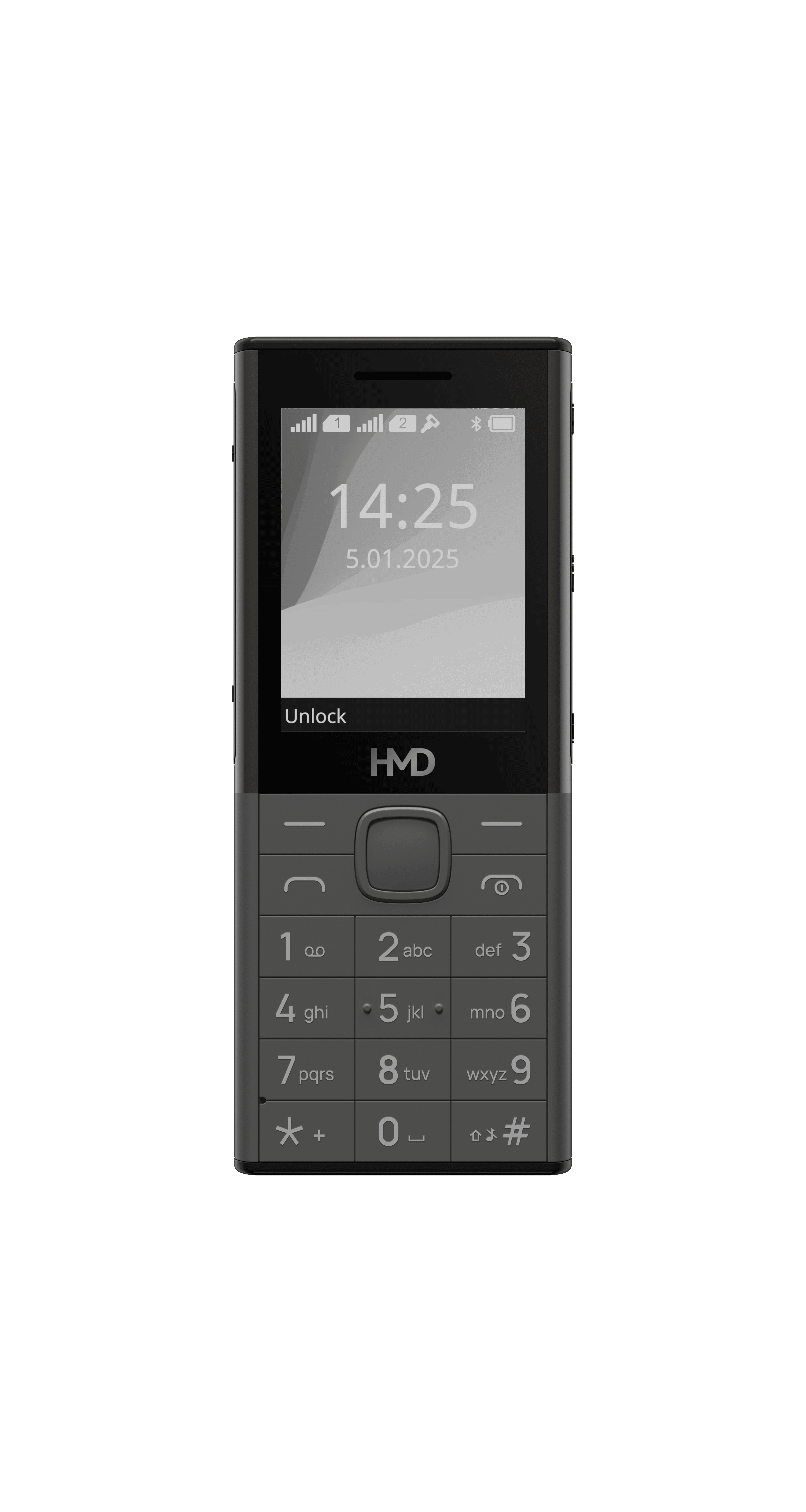 HMD 150 Music mobiltelefon, Dual SIM, sötétszürke (TA-1703)