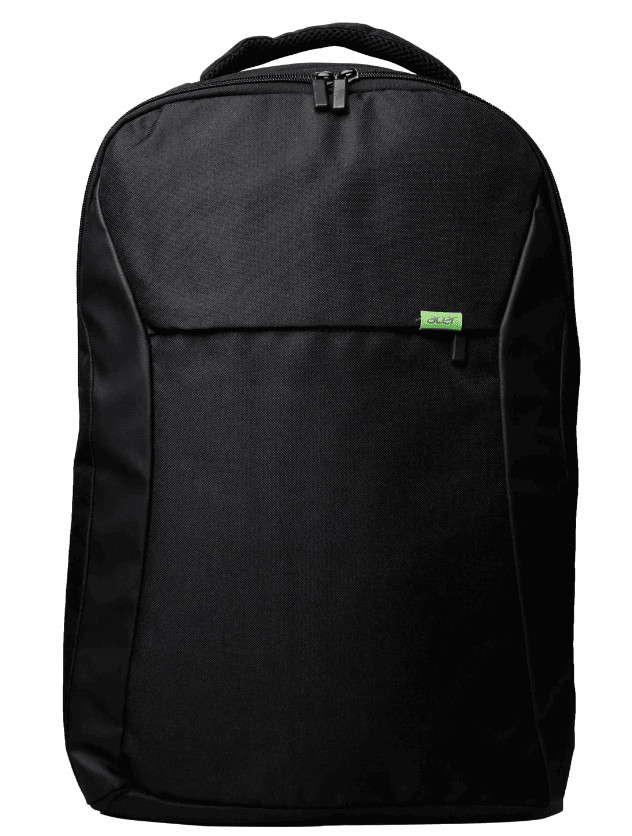 Acer Commercial backpack 17" laptop táska, fekete színben zöld Acer logóval