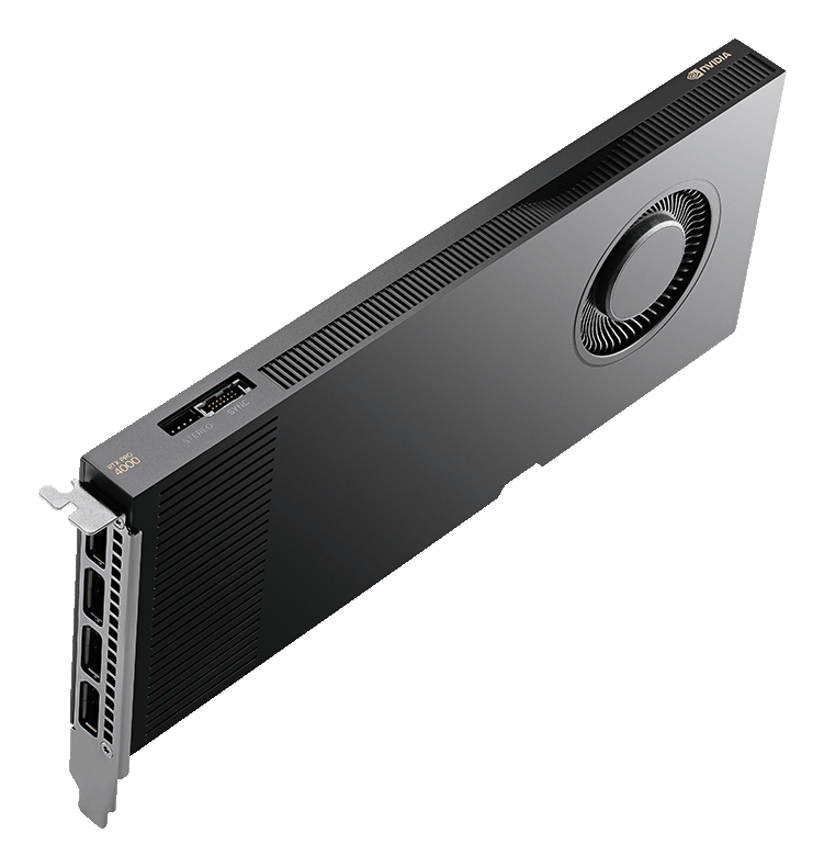 PNY NVIDIA RTX PRO 4000 Blackwell 24GB GDDR7/192bit 8960 CUDA PCIe 5.0x16, 4xDP,