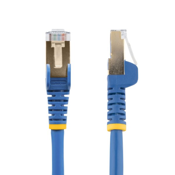 PATCH CABLE CAT6A 0.5M BLUE STP 10GBIT/S M/M SNAGLESS