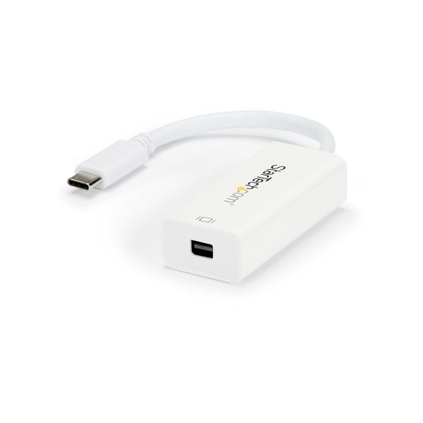 StarTech USB-C -> Mini DisplayPort 1.2 M/F adapter 0.2m ezüst