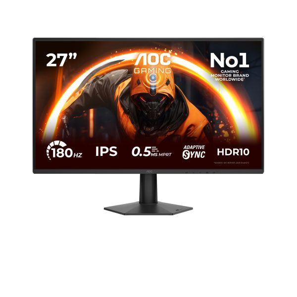 AOC Gaming 180Hz IPS monitor 27" 27G50F, 1920x1080, 16:9, 300cd/m2, 4ms, HDMI/DisplayPort