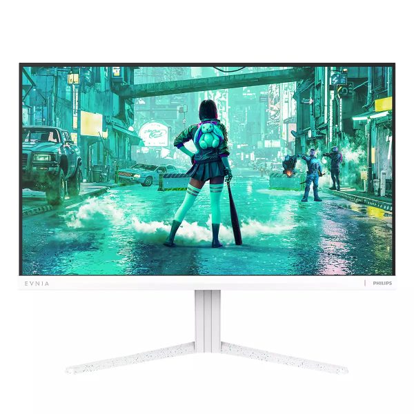 PHILIPS Evnia Fast IPS Gaming 260 Hz monitor 23,8" 24M2N3201PL, 1920x1080, 16:9, 300cd/m2, 1ms, HDMI/DisplayPort, Fehér