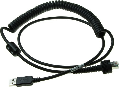 CABLE CAB-553 USB TYPE A COILED 2.4 M / 7.8 FT IP67